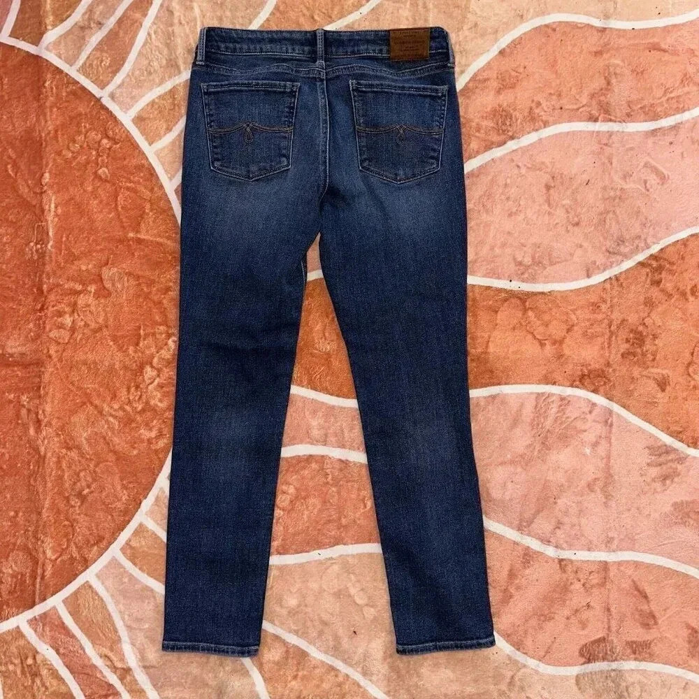 Lucky Brand Lolita Skinny Low Rise Ankle Blue Denim Jeans Women's Sz 6 / 28 - Picture 2 of 7